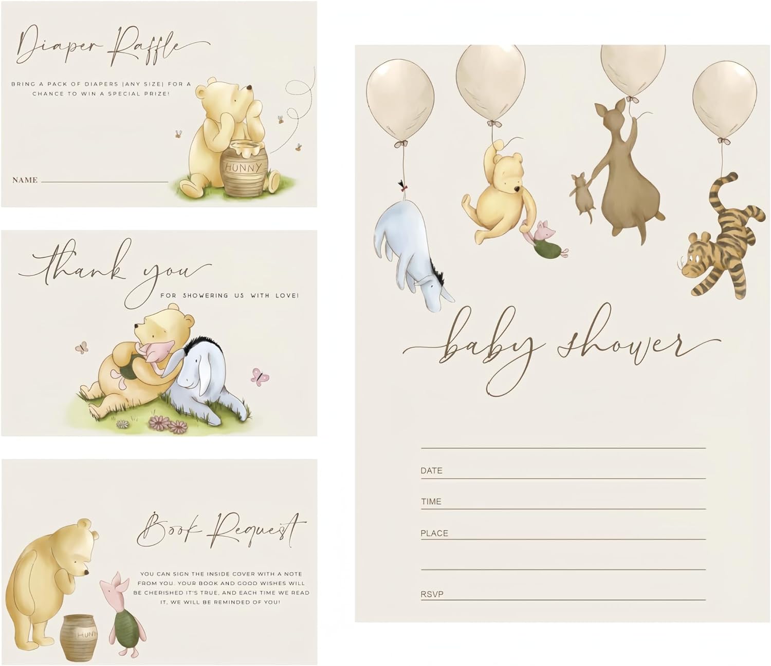 Top 15 Winnie the Pooh Baby Shower Invitations