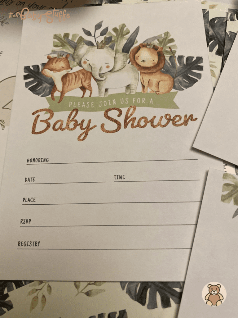 safari themed baby shower