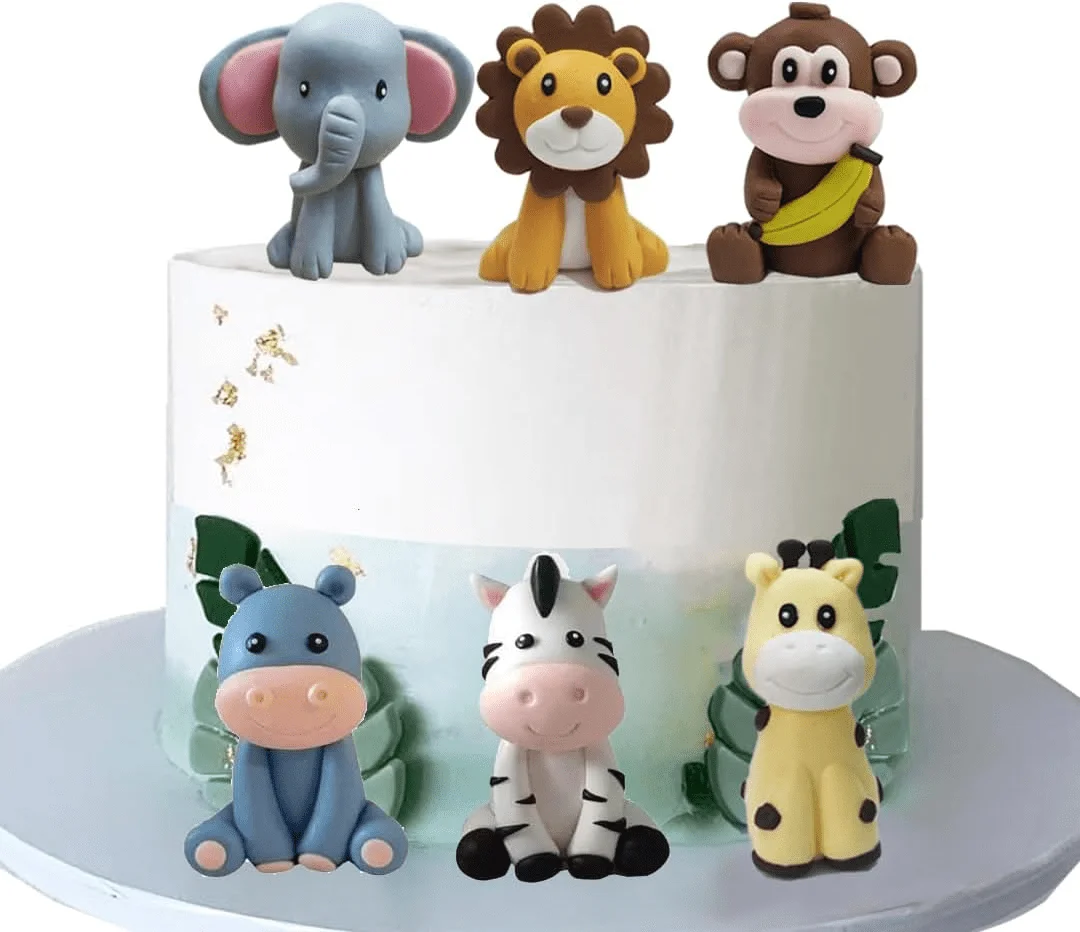 safari baby shower cake