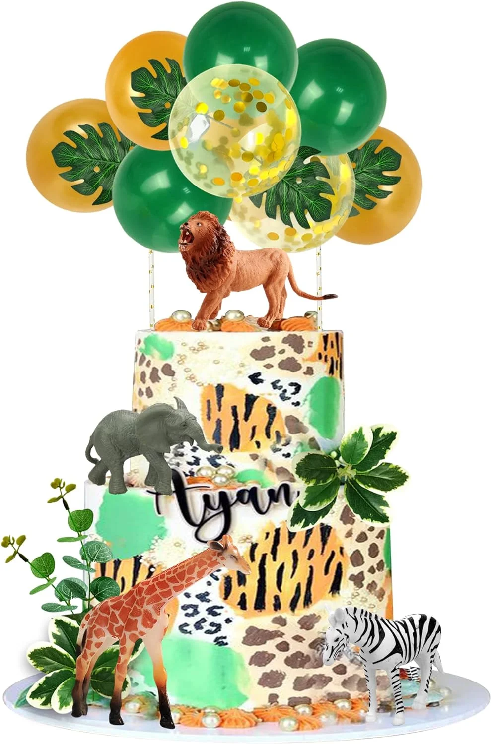 safari baby shower cake