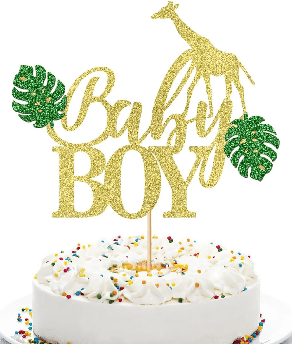 safari baby shower cake