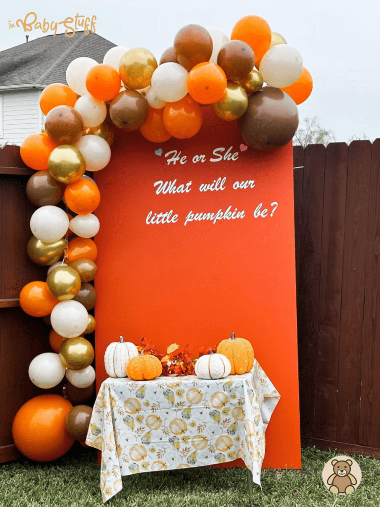 Fall Theme Baby Shower
