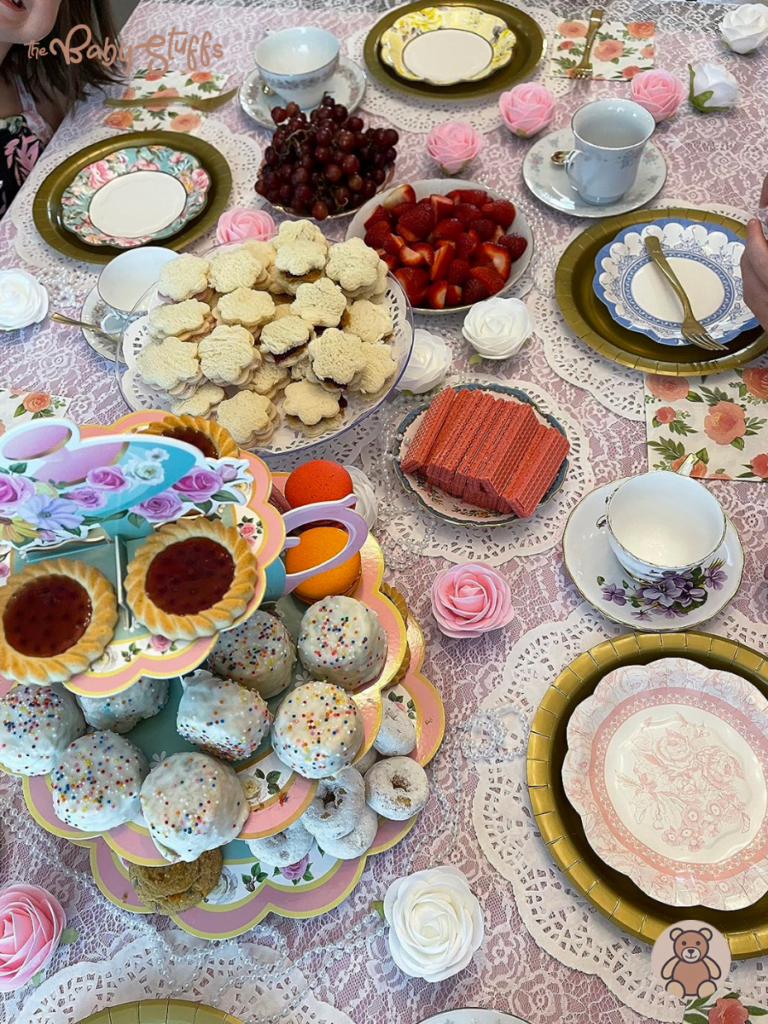 how to plan and host a tea party baby shower