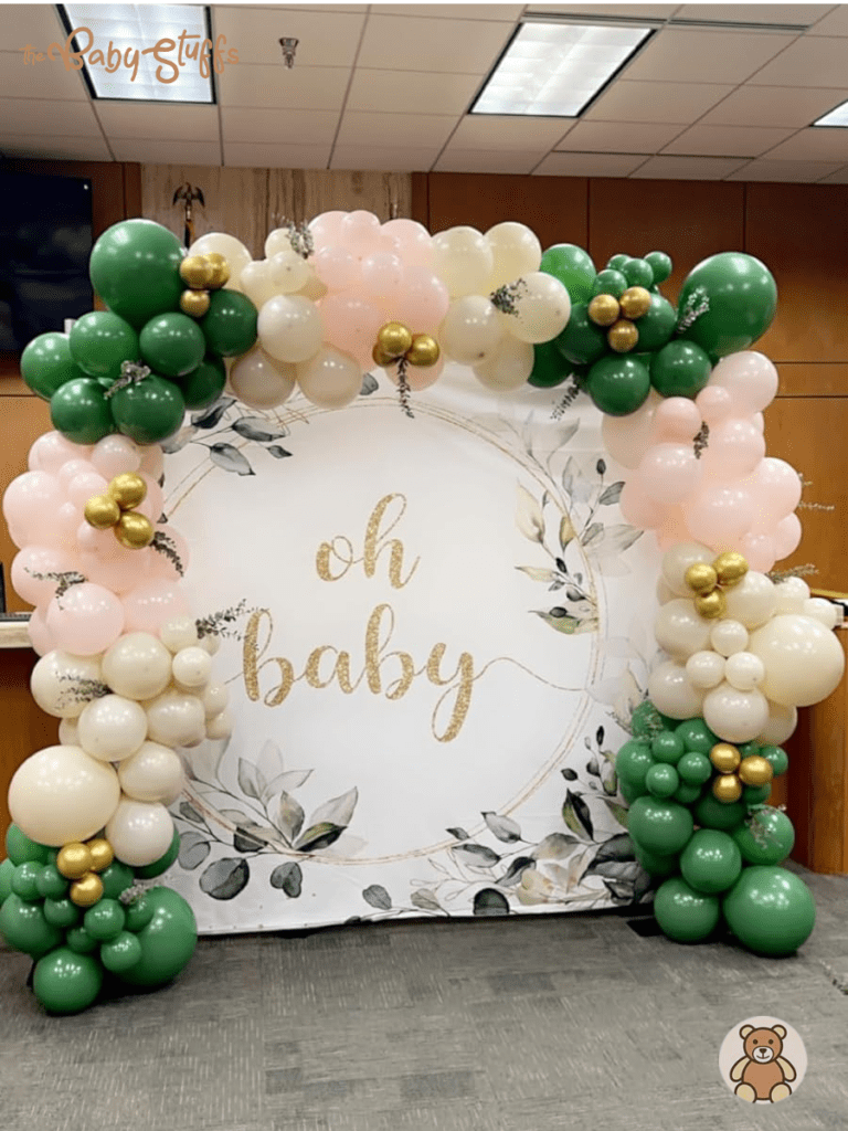 how to display unwrapped baby shower gifts