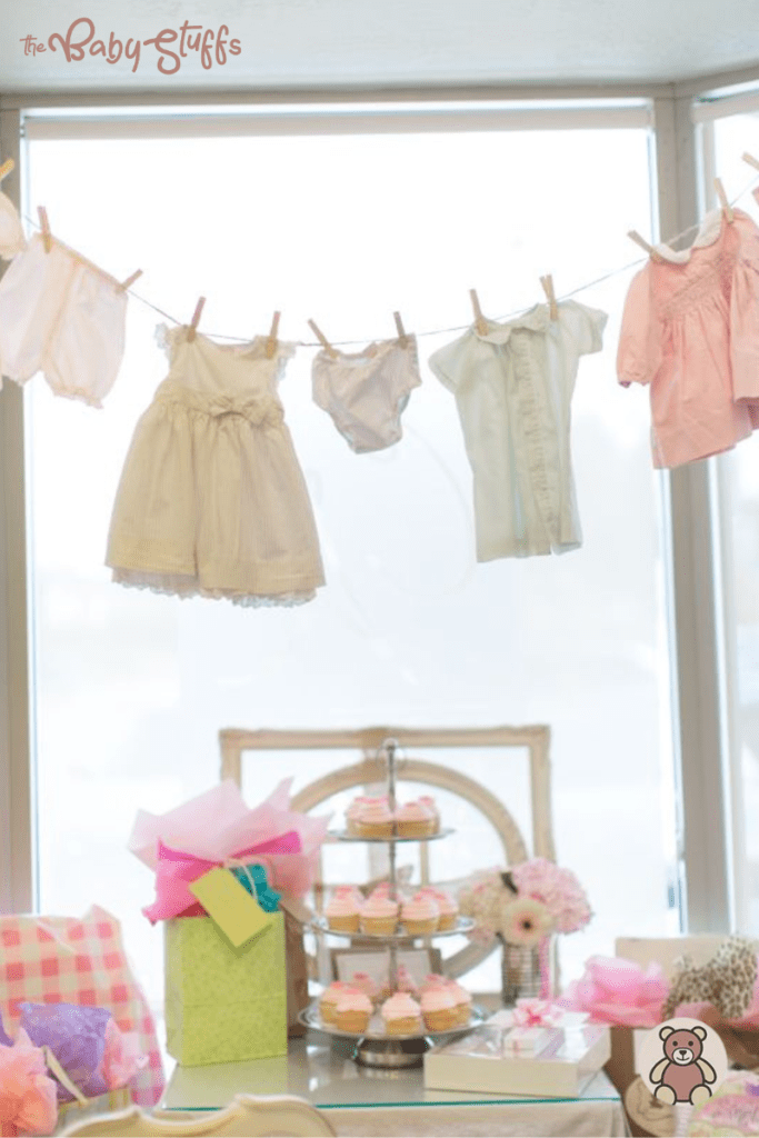 How to setup a Baby shower table