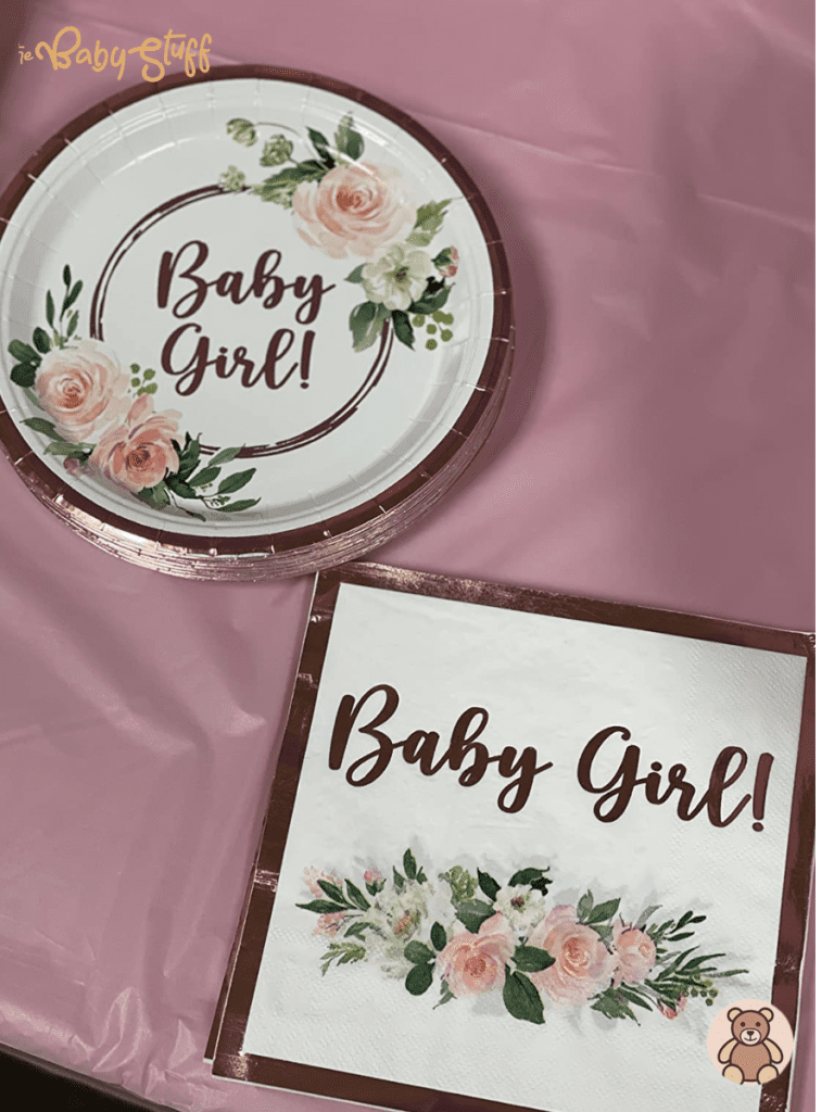 How to setup a Baby shower table